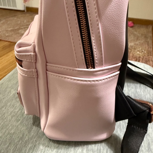 NWOT Loungfly Disney Sequin Pink Backpack with Matching Wallet main image 5